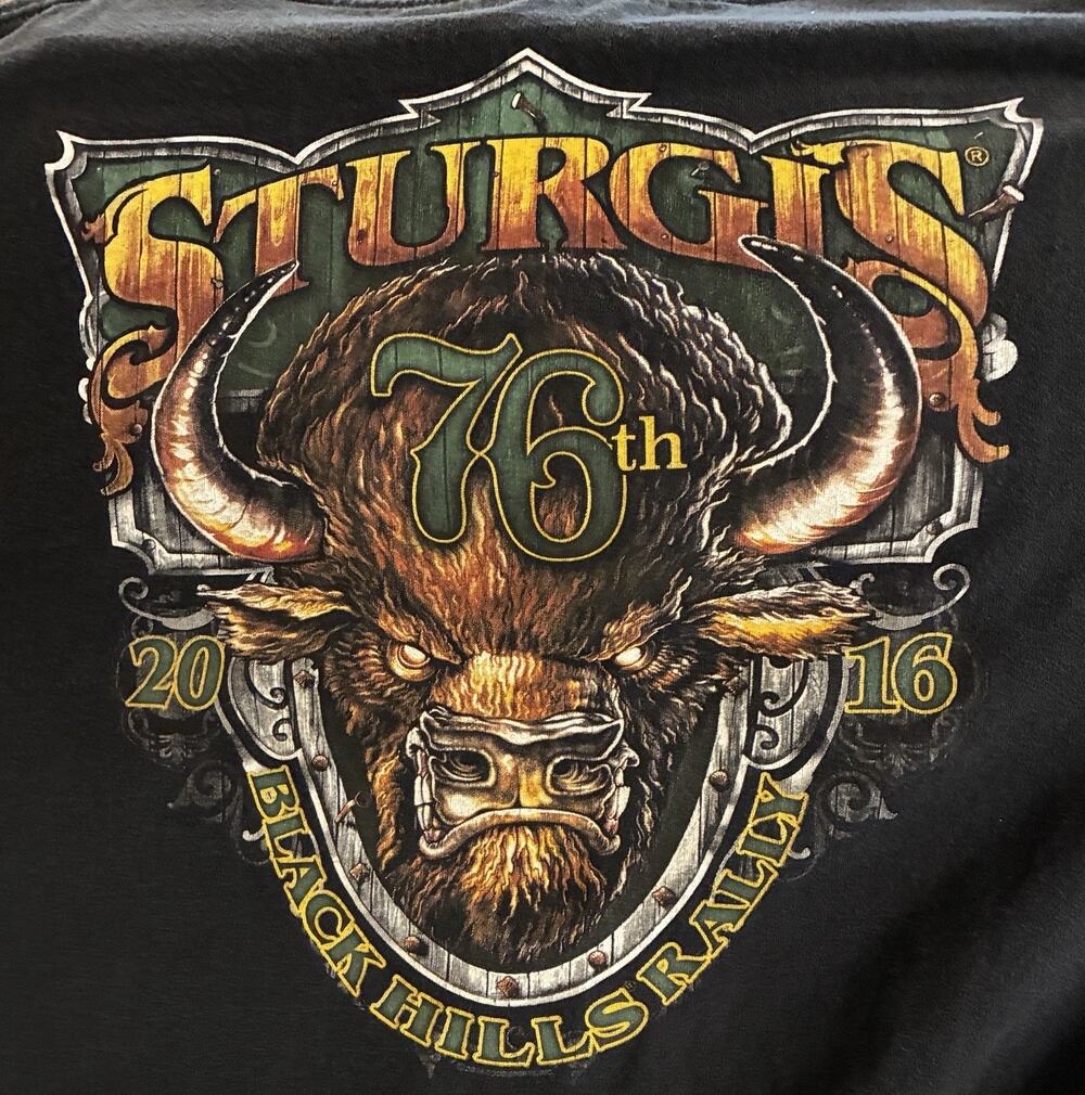 Sturgis Black Hills 2019 Motorcycle Rally T-shirt Vintage Graphic Size 3XL